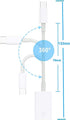 USB C to USB 3.0 Adapter (2 Pack),Type C to USB 3.0 Female OTG Cable Compatible with MacBook Pro/Air M2/M1/2020, iPhone 15 Pro/Max,iPad Pro,XPS,Ga...