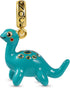 GNOCE Dinosaur Charm Pendant 925 Sterling Silver Purple/Green Enamelled Dinosaur Pendant Charm Fit Bracelet/Necklace Charm for Women (Blue Dinosau...