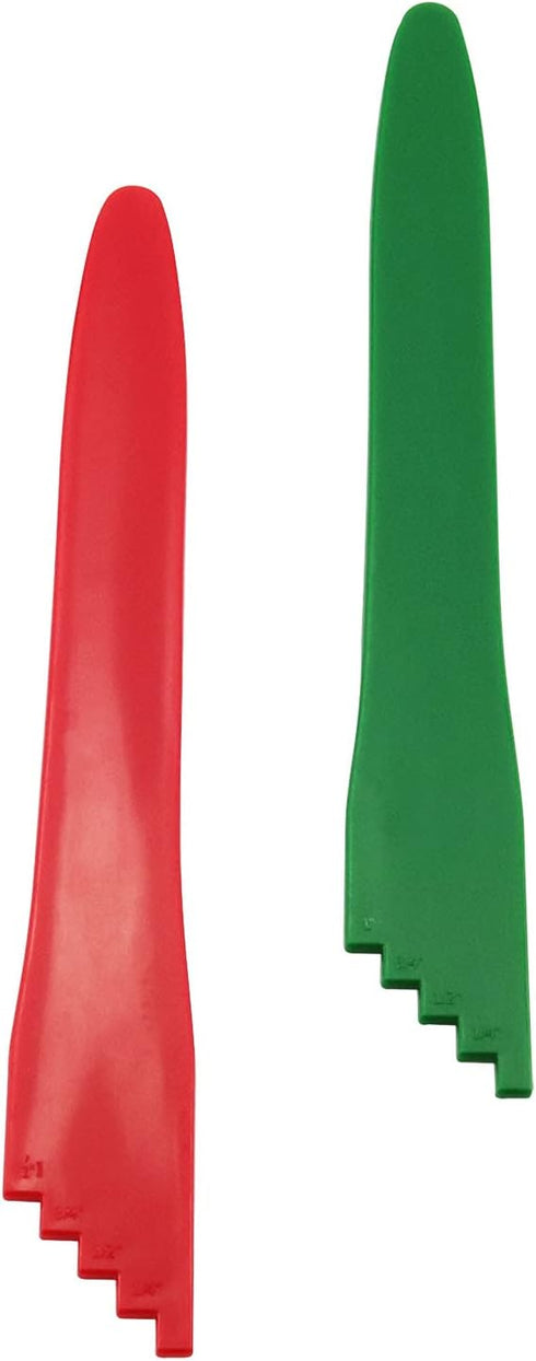 2pcs Bubble Popper for Canning Kit, Canning Supplies Bubble Measurer Canning Tools Potato Masher Canning Accessories, (Red and Green)...