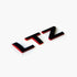1x OEM LTZ Letter Nameplate Emblem Badge Compatible with Silverado Sierra Tahoe Suburban Glossy (2007-2018 Redline)...