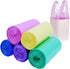 4 Gallon Trash Bag,Thicken Value Small Colorful Trash Bags with Handle,100 Counts Small Garbage Bags Wastebasket Trash Can for Bathroom Bedroom Of...