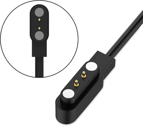Replacement Charger Compatible with DXPICR Smart Watch Charger Magnetic Portable USB Cord for DXPICR Charging Cable (Black&Black)...