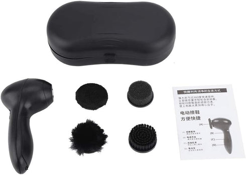 Portable Electric Shoe Polisher, Portable Handheld Rechargeable Leather Shoe Brush Kit Leather Care Tool for Bags Car Seat Maintenance...