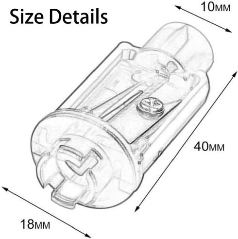 Electric Pencil Sharpener Blade, Suitable for No.2/Colored Pencils(6-8mm)/School Pencil Sharpener/Classroom/Office/Home 4Pcs/Set?Black?...