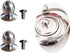 2 Pack Glass Teapot Replacement Knob Stovetop Tea Kettle Lid Knobs for Tea Cup Cover Button Olive Shape Handle Top Cap Water Cups Covers Top Bead ...