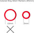Colorful Ring Stitch Markers (5mm 100pcs) (5MM-100pcs)...