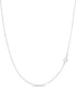 KEZEF Solid Sterling Silver 1mm Box Chain Necklace Made in Italy 12 inch...