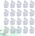 EXCEART 50 Pcs Transparent Heart Shaped Storage Containers Clear Heart Shape Plastic Storage Cases with Lids for Arts Crafts Storage Boxes Plastic...