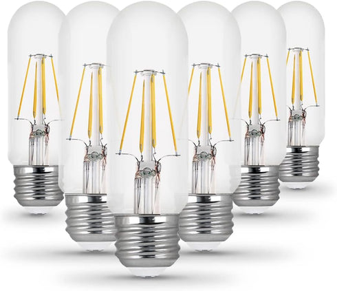 Feit Electric BPT1040/927CA/RP/6,40W EQ DM T10 LED Light Bulbs, 6 Bulbs...