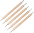 5 Pcs Embossing Stylus Set with Different Size Wooden Ball Embossing Stylus Double End Tracing Dotting Tool......