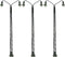 LQS43 3pcs Model Railway Operating Lights Lattice Mast lamp 8cm or 3.15inch Track Light N Scale LED Lights Model Building kit...