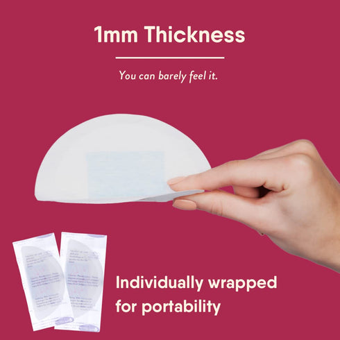 NatureBond Disposable Nursing Pads Ultra Thin Breastfeeding Breast Pads, Light, Contoured and Highly Absorbent. Highest Absorbency/Thinness Ratio ...