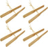 Alipis 10 Pcs Flying Helicopter Toy Wood Dragonfly Hand Rub DIY Propeller for Kids Outdoor Patio Garden Toy...
