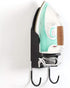 Ironing Board Hanger Wall Mount Electric Iron Holder Household Bathroom Shelf Holder Rack Electric Iron Holder - for Max 5.2 inch Width(White)...
