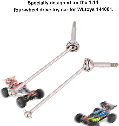 RC 1/14 Scale Remote Control Car Model Universal Drive Shaft Accessories Fit for WLtoys 144001...