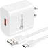 TPLTECH Quick Charge 3.0 Fast Charger Compatible LG G8 G8X G7 V35 V30S V35 V40 ThinQ Phone,LG Stylo 5 4/ Q Stylo 4,V50 ThinQ/V35 ThinQ,G5 G6 V20 V...