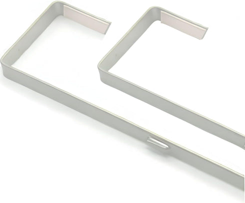 Over-The-Door Mirror Hanger | Adjustable 14.5-inch Door Mirror Hanger Set w Protective Lining | Over the Door Mirror Hooks Perfect Height & Fit- 2...