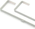 Over-The-Door Mirror Hanger | Adjustable 14.5-inch Door Mirror Hanger Set w Protective Lining | Over the Door Mirror Hooks Perfect Height & Fit- 2...