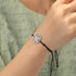 Metatron's Cube Bracelet For Women Men Stainless Steel Geometry Hollow Out Style Charm Angel Seal Circle Star Of David Pendant Double Rope Bracele...