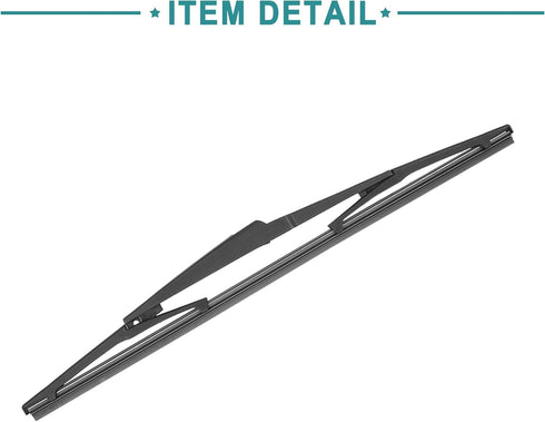 ACROPIX Windshield Back Wiper Arm Blade Rear Rear Windshield Wiper Blade and Arm for Jeep Cherokee 1 Set Black...