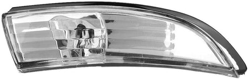 Qiilu Car Door Wing Mirror Indicator Lens, Door Wing Mirror Indicator Lens Clear Fits for Ford Fiesta MK7/MK7.5 2009-2017(Right Side)...