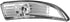 Qiilu Car Door Wing Mirror Indicator Lens, Door Wing Mirror Indicator Lens Clear Fits for Ford Fiesta MK7/MK7.5 2009-2017(Right Side)...