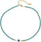Evil Eye Crystal Y2k Beaded Necklace Retro Handmade Bamboo Knot Rhinestone Beaded Choker Necklace Stainless Steel Clasp Chain for Teen Girls Woman...