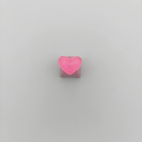 Handmade Cute Keycaps,Compatible with Cherry MX Switches Mechanical Keyboard Pink PBT Keycap,Computer Gaming Keyboards Key Caps,Artisan ESC OEM Pr...