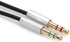 NANYI Headset Splitter Cable for PC 3.5mm Jack Headphones Adapter Convertors forPC 3.5mm Female with Headphone/Microphone Transform to 2 Dual 3.5m...
