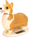 Kikkerland Solar Powered Corgi Dog Figurine: Fun Animal Decor for Home & Kitchen, Office Desk, Garden, Car – Great Novelty Toy Statue, Display She...