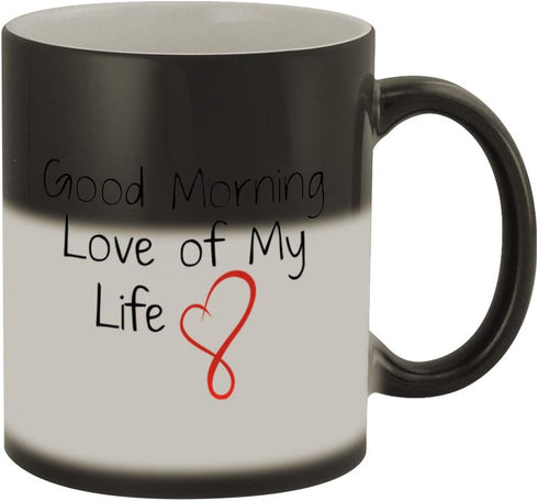 Good Morning Love of My Life #169 - A Nice Funny Humor Ceramic 11oz Magic Color Changing Coffee Mug Cup...