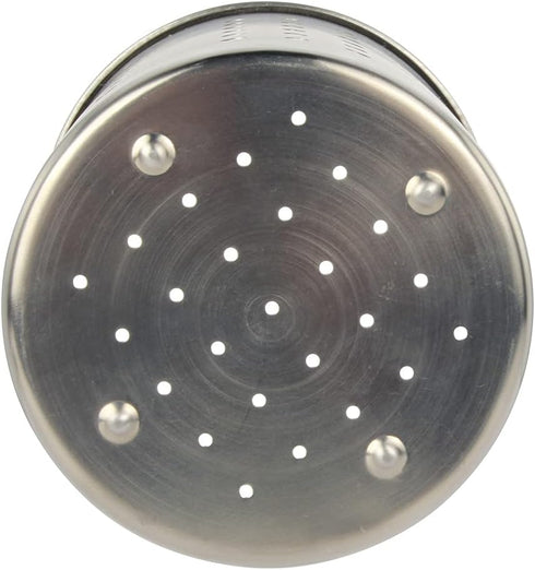 Stainless Steel Utensil Holder Kitchen Holder Restaurant Cooking Utensil Holder for Forks Spatula, 5.3'' x 5.1" Round Utensil Organizer...