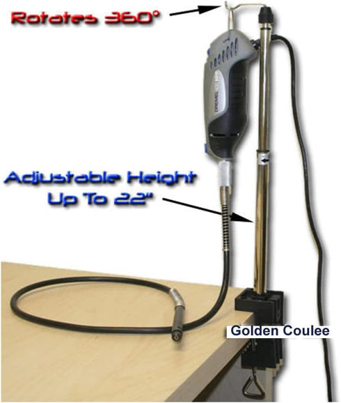 TMAX Rotary Tool Hold Hanger Stand Clamp for Dremel Foredom and Other Rotary Tools...