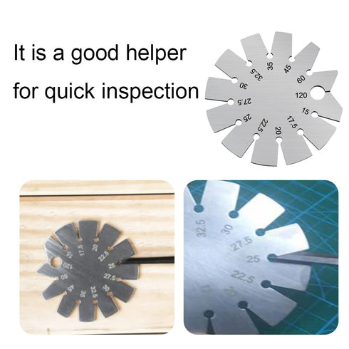 Rulers, Squares & Protractors Stainless Steel Bevel Gauge Sturdy 15 Degree to 120 Degree Woodworking Gauge Efficiency Drill Bits Angle Gauge for C...