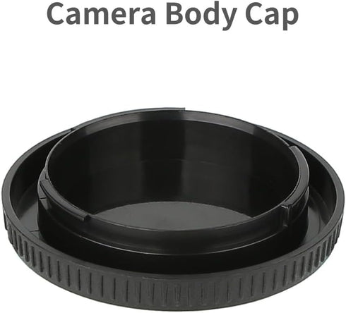 2 Pack Rear Lens Cap and Camera Body Cap Cover Kit for Sony A77II A77 A99II A99 A58 A57 A65 A55 A37 A35 A33 A900 A850 A700 A580 A560 A550 A500 A M...