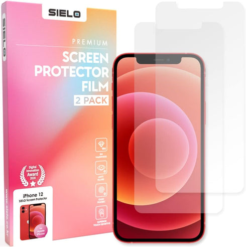 2 PACK Matte Screen Protector for iPhone 12 Pro Max, Shatterproof PET Film, Anti Glare & Anti Fingerprint, Anti-Scratch, 9H Hardness, Paperfeel, C...
