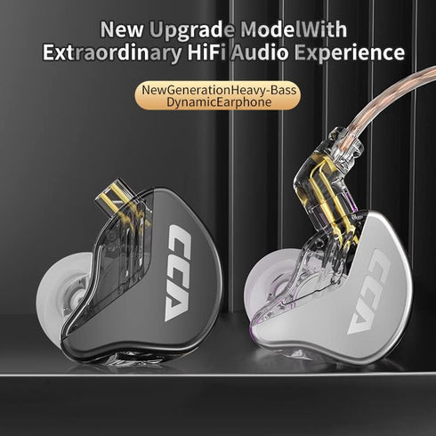 erjigo Wired in-Ear Earbuds Headphones CCA CRA Dynamic Crystal-Clear Sound, Ergonomic Comfort-Fit, 10mm Dynamic Driver, Noise Isolating, Bass Driv...