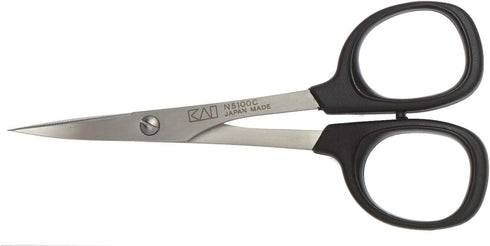 Kai 4" Curved Tip Needlecraft Scissors, Black...