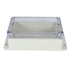 Waterproof Dustproof ABS Plastic Junction Box Universal Electric Project Enclosure with PC Clear Transparent Cover 6.2"x3.5"x2.5"(158mmx90mmx64mm)...