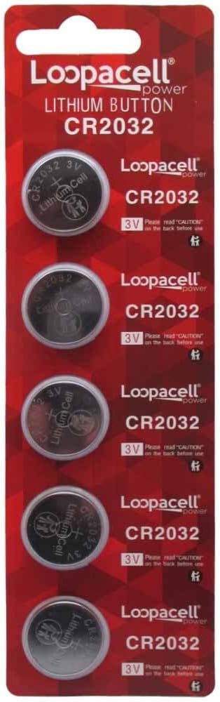 2032 Battery CR2032 Lithium 3v (1 Pack of 5)...