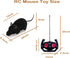 Giveme5 Remote Control Fake Rat Realistic Mouse Cat Toy Mice RC Toy Cat Mice Animal Interactive Toy Figures Cat Running Wheel Wireless Chasing Pra...