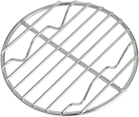CAMPINGMOON ?4.9-inch Round Stainless Steel Cooking Grid Grill Fits for Backpacking Pocket Stove W13...