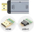 Chenyang USB-C Type-C Female Source Input HDMI Male Output 4K 60Hz 1080P Adapter with PD Power Port for Phone & Laptop...