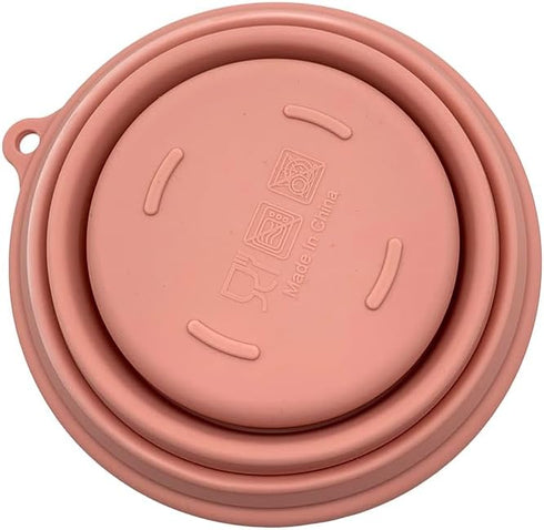 Silicone Collapsible Bowl with Lids, 18OZ Foldable Salad Lunch Bowl, Collapsible Food Container Storage for Camping Walking Traveling...