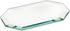 Plymor 3" x 5" Long Octagon, 5mm Thick Beveled Glass Mirror, Pack of 3...