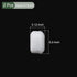 YOKIVE 2 Pcs Magnetic Stir Bar, PTFE Coated Cylinder Type Stirrer | Great for Lab Liquid Solution Stirring Mixing(White, 0.2 x 0.12-Inch)...