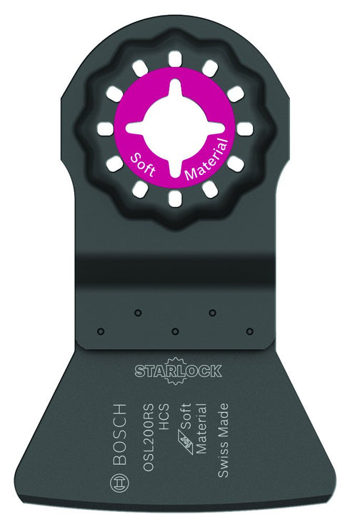 BOSCH OSL200RS 1-Piece 2 In. Starlock Oscillating Multi Tool Soft Materials High-Carbon Steel Rigid Scraper Blade for Removing Tough Sealants, Adh...