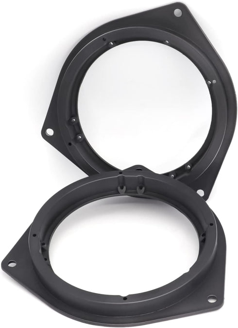 6.5" Aftermarket Plastic Black Speaker Adapter. Fitted for Toyota Avalon, Corolla, Highlander, Prius, RAV, Solara, Tacoma, Venza, Yaris, Crown, Re...