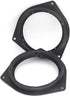 6.5" Aftermarket Plastic Black Speaker Adapter. Fitted for Toyota Avalon, Corolla, Highlander, Prius, RAV, Solara, Tacoma, Venza, Yaris, Crown, Re...