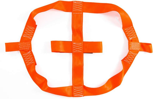 Universal Motorcycle Rear Wheel Transport Tie Down Strap in Orange...